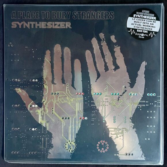 A Place To Bury Strangers Synthesizer Black Vinyl, Circuit Board Jacket, NEW